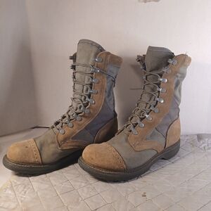 Corcoran Marauder Sage Green And Brown Steel ToeMilitary Boots Men 8.5